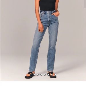 90’s high rise Abercrombie straight jeans
